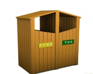金沙防腐木垃圾箱